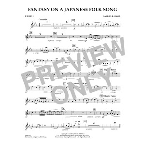 Fantasy On A Japanese Folk Song - F Horn 1